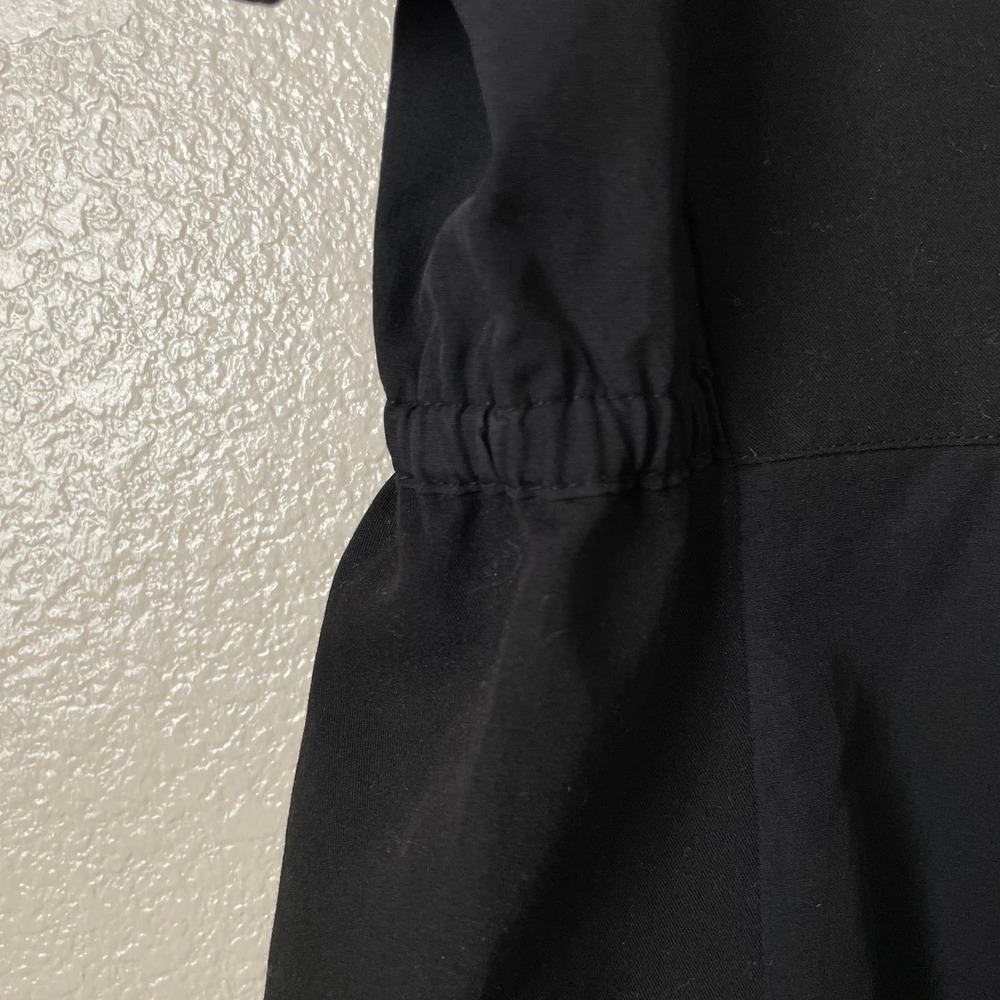 Figs Scrub Top Womens Large Black Octavia Maternity Elastic Waist Short Sleeve - Picture 8 of 12
